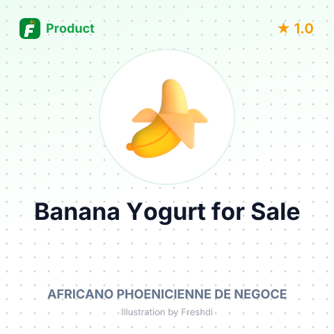 Fruit Yogurt - Banana Flavor – summary card, no photo uploaded yet