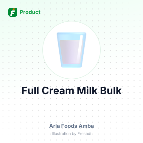 Full Cream Milk 3.5% – product summary card, no photo uploaded yet