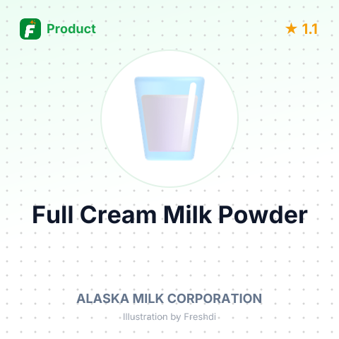 Full Cream Milk Powder – product summary card, no photo uploaded yet