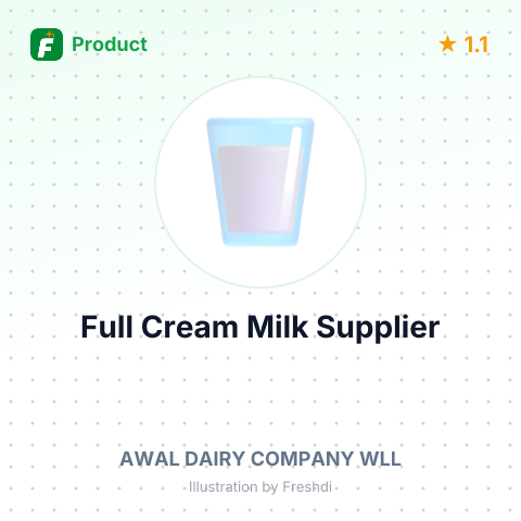 Full Cream Milk – product summary card, no photo uploaded yet