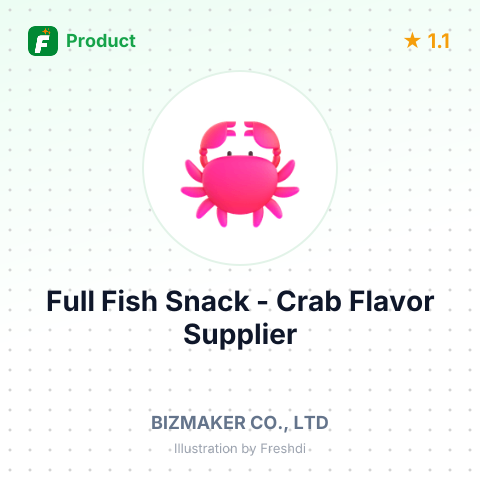 Full Fish Snack - Crab Flavor – summary card, no photo uploaded yet