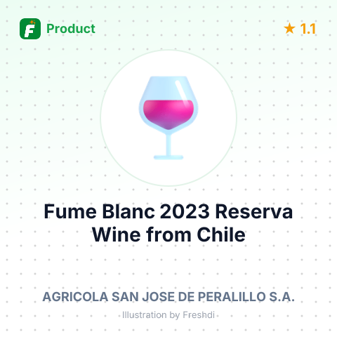 Fume Blanc 2023 Reserva Wine – summary card, no photo uploaded yet