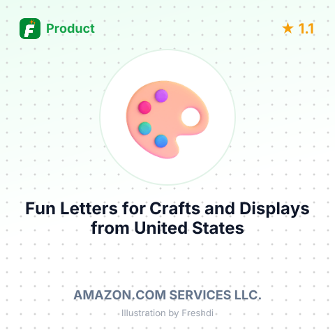 Fun Letters for Crafts and Displays – summary card, no photo uploaded yet