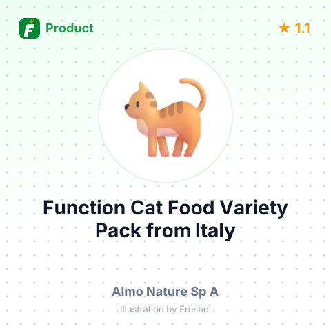 Function Cat Food Variety Pack – summary card, no photo uploaded yet