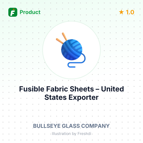 Fusible Fabric Sheets – summary card, no photo uploaded yet