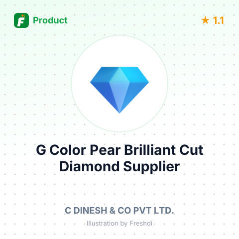 G Color Pear Brilliant Cut Diamond – summary card, no photo uploaded yet