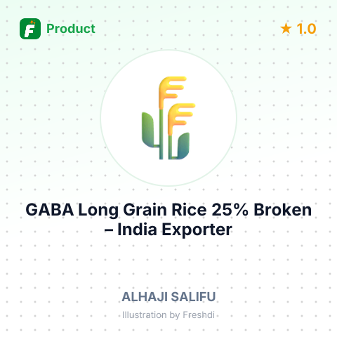 GABA Long Grain Rice 25% Broken – summary card, no photo uploaded yet