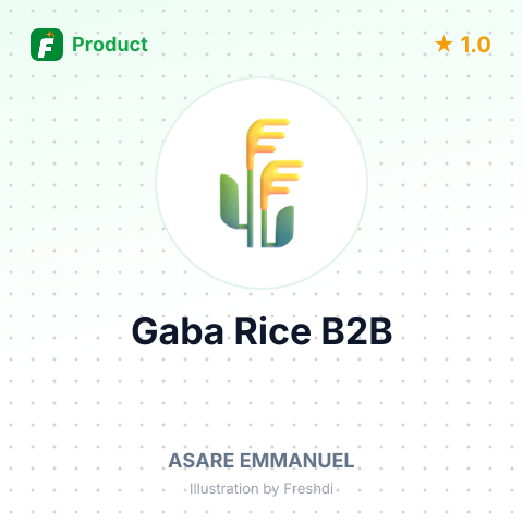 GABA Rice – summary card, no photo uploaded yet