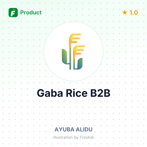 GABA Rice – summary card, no photo uploaded yet