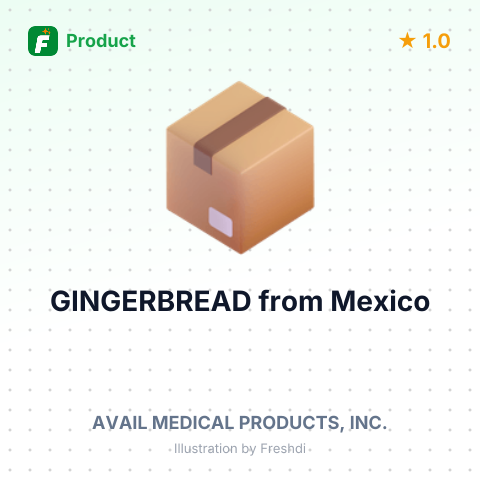 GINGERBREAD – summary card, no photo uploaded yet