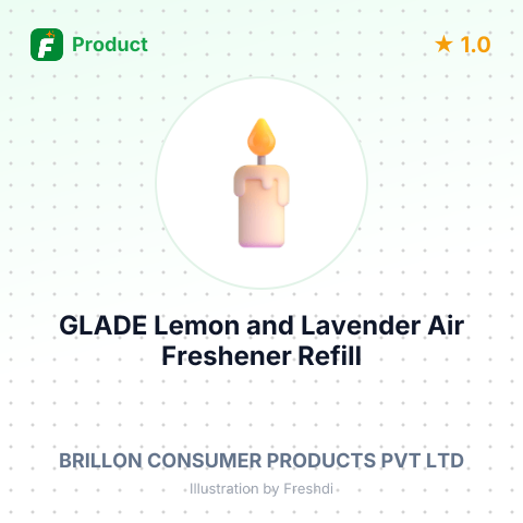 GLADE Lemon and Lavender Air Freshener Refill – summary card, no photo uploaded yet