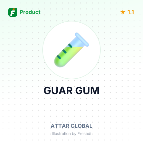 GUAR GUM – summary card, no photo uploaded yet
