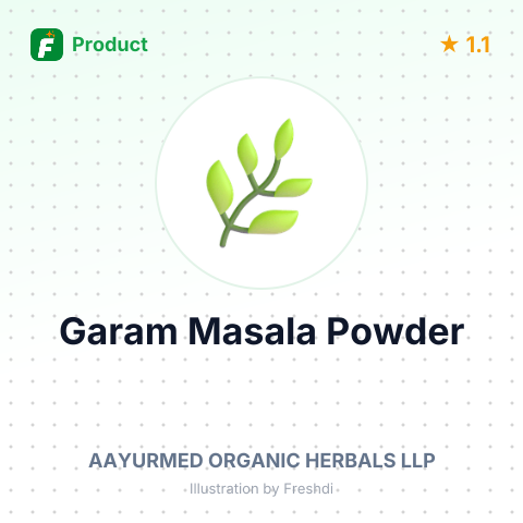 Garam Masala Powder – summary card, no photo uploaded yet