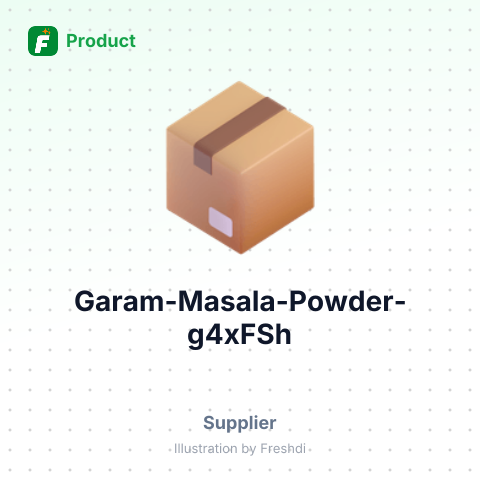 Garam Masala Powder – summary card, no photo uploaded yet