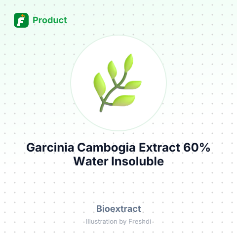 Garcinia Cambogia Extract 60% Water Insoluble – summary card, no photo uploaded yet