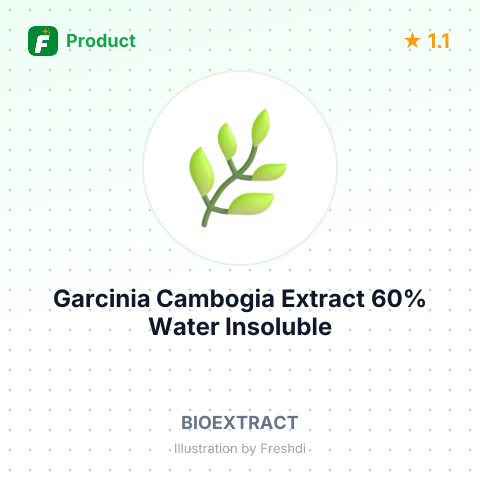 Garcinia Cambogia Extract 60% Water Insoluble – summary card, no photo uploaded yet