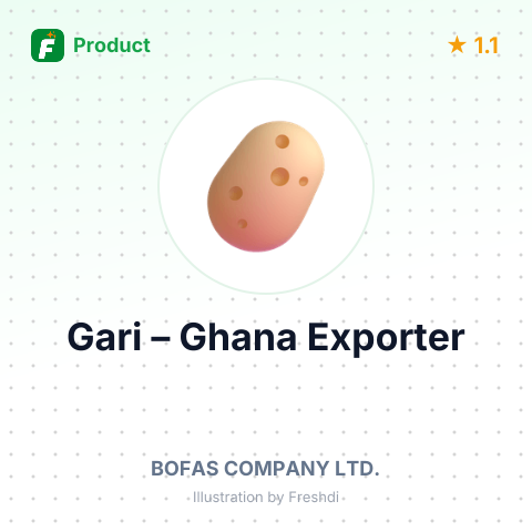 Gari (Cassava Granules) – summary card, no photo uploaded yet