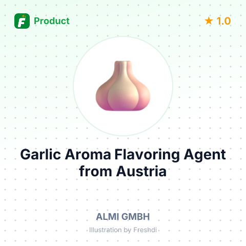 Garlic Aroma Flavoring Agent – summary card, no photo uploaded yet