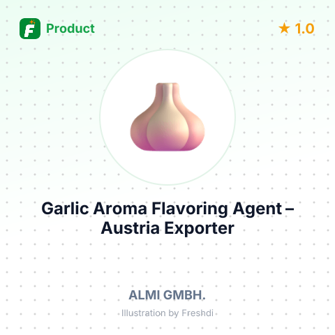 Garlic Aroma Flavoring Agent – summary card, no photo uploaded yet
