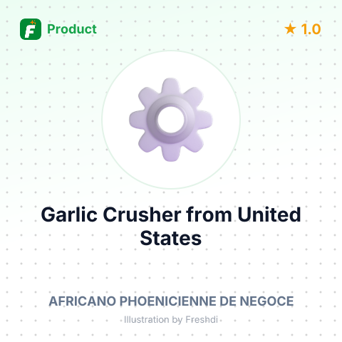 Garlic Crusher – summary card, no photo uploaded yet