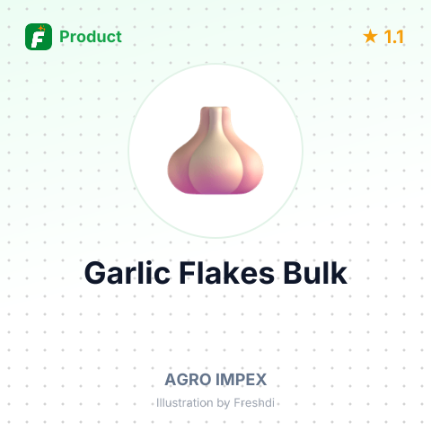 Garlic Flakes – summary card, no photo uploaded yet