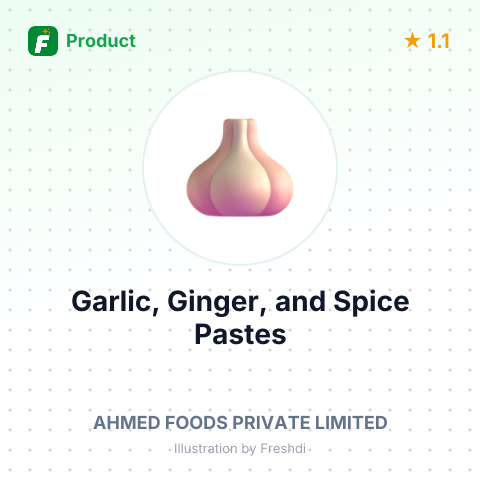 Garlic, Ginger, and Spice Pastes – summary card, no photo uploaded yet