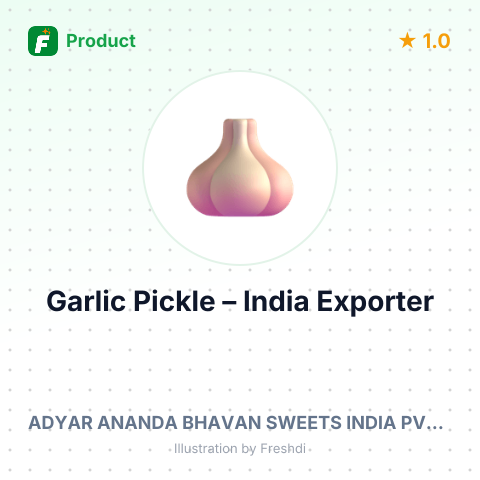 Garlic Pickle – summary card, no photo uploaded yet