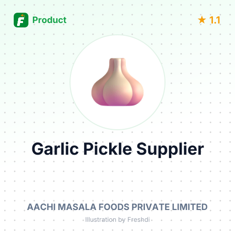 Garlic Pickle – summary card, no photo uploaded yet