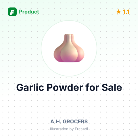 Garlic Powder – summary card, no photo uploaded yet