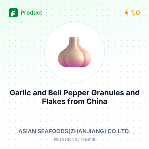 Garlic and Bell Pepper Granules and Flakes – summary card, no photo uploaded yet