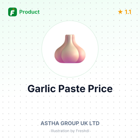 Garlic and Ginger Paste – summary card, no photo uploaded yet