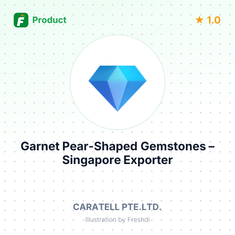 Garnet Pear-Shaped Gemstones – summary card, no photo uploaded yet