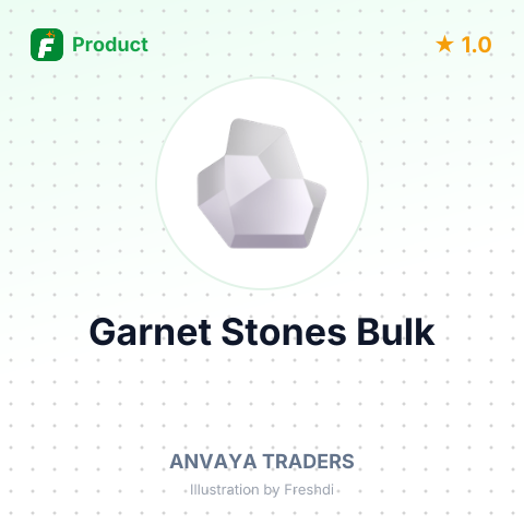 Garnet Pear-Shaped Stones – summary card, no photo uploaded yet