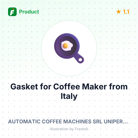 Gasket for Coffee Maker – summary card, no photo uploaded yet