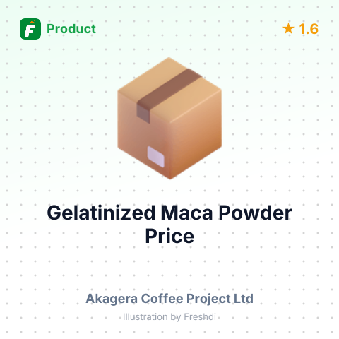 Gelatinized Black Maca Powder – summary card, no photo uploaded yet