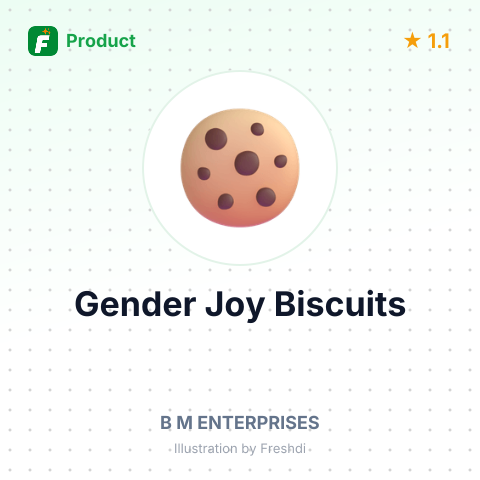 Gender Joy Biscuits – summary card, no photo uploaded yet