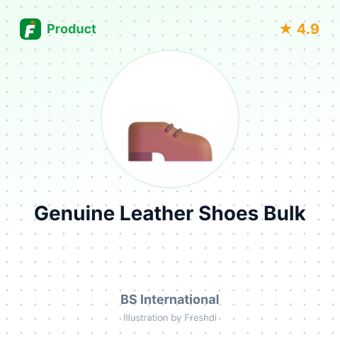 Genuine Loafer Leather Gents Shoes – summary card, no photo uploaded yet