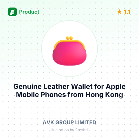 Genuine Leather Wallet for Apple Mobile Phones – summary card, no photo uploaded yet