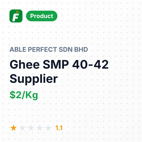 Ghee SMP (Skimmed Milk Powder) 40-42 – summary card, no photo uploaded yet