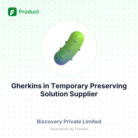 Gherkins in Temporary Preserving Solution – summary card, no photo uploaded yet