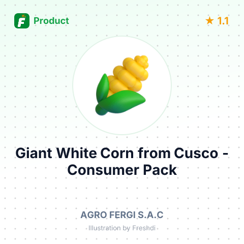 Giant White Corn from Cusco - Consumer Pack – summary card, no photo uploaded yet