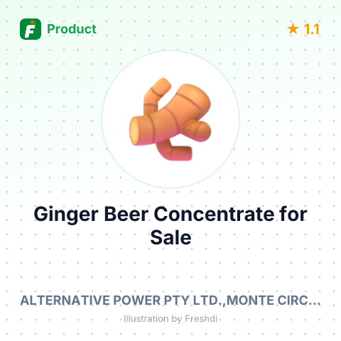 Ginger Beer Concentrate – summary card, no photo uploaded yet