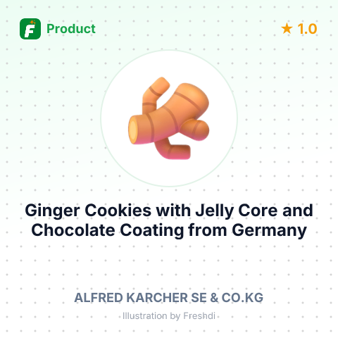 Ginger Cookies with Jelly Core and Chocolate Coating – summary card, no photo uploaded yet