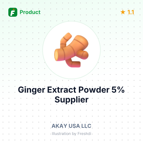 Ginger Extract Powder 5% – summary card, no photo uploaded yet