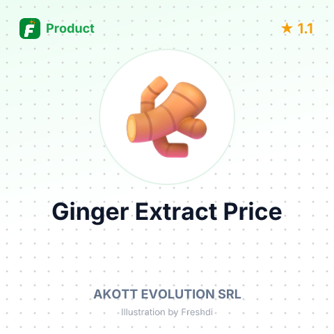 Ginger Extract – summary card, no photo uploaded yet