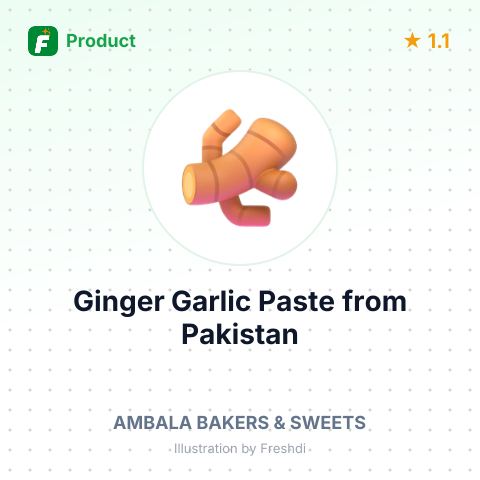 Ginger Garlic Paste – summary card, no photo uploaded yet