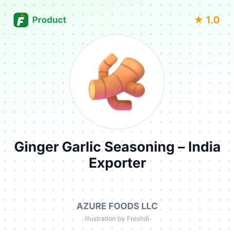 Ginger Garlic Seasoning – summary card, no photo uploaded yet