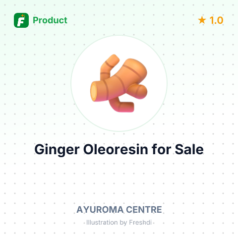 Ginger Oleoresin – summary card, no photo uploaded yet