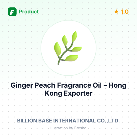 Ginger Peach Fragrance Oil – summary card, no photo uploaded yet