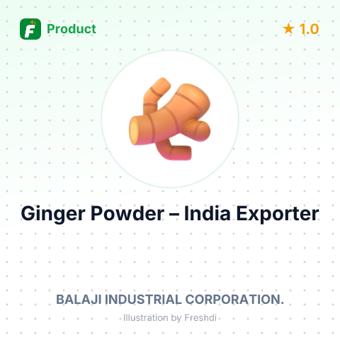 Ginger Powder – product summary card, no photo uploaded yet